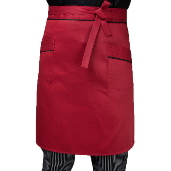 Fashion Baking Dress Half Apron Chef Apron Clothing Pockets Men Women Chef Uniform