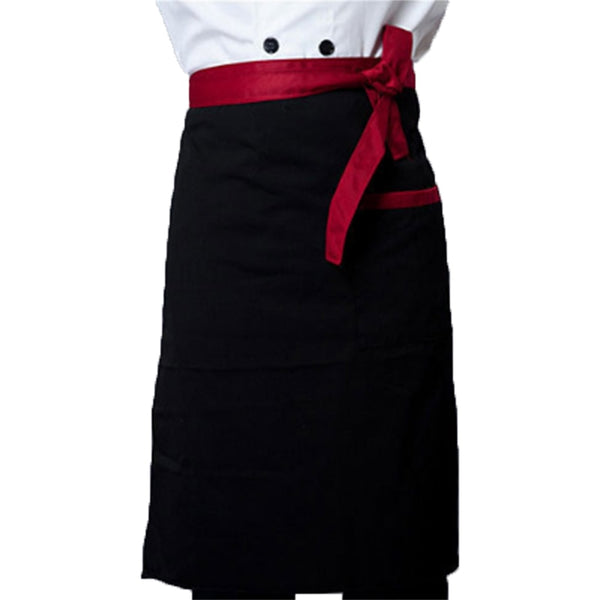 Fashion Baking Dress Half Apron Chef Apron Clothing Pockets Men Women Chef Uniform