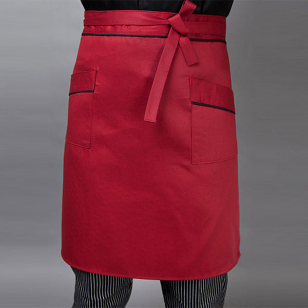 Fashion Baking Dress Half Apron Chef Apron Clothing Pockets Men Women Chef Uniform