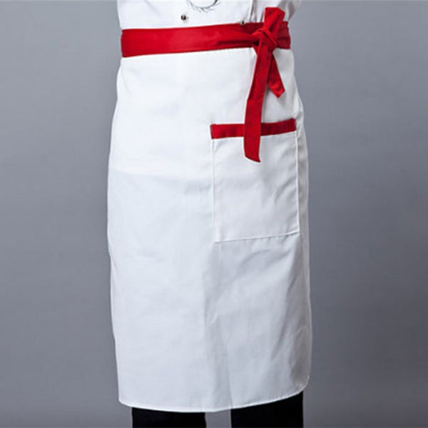 Fashion Baking Dress Half Apron Chef Apron Clothing Pockets Men Women Chef Uniform